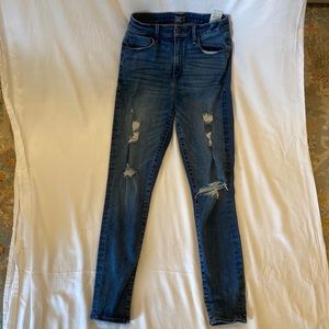 Abercrombie and Fitch High Rise Super Skinny Jeans